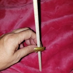 kate spade acrylic straw gold dot 1pc new